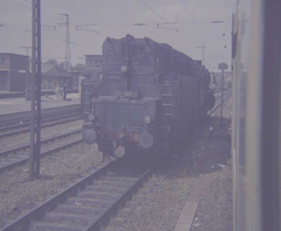 Altes Bild einer Eisenbahn von ca. 1970